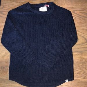 Zara knit navy sweater